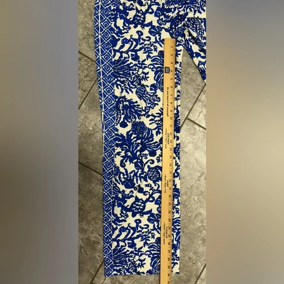 Lilly Pulitzer Grenada Knit Pant XS Deeper Coconut Ride With Me - Picture 5 of 8